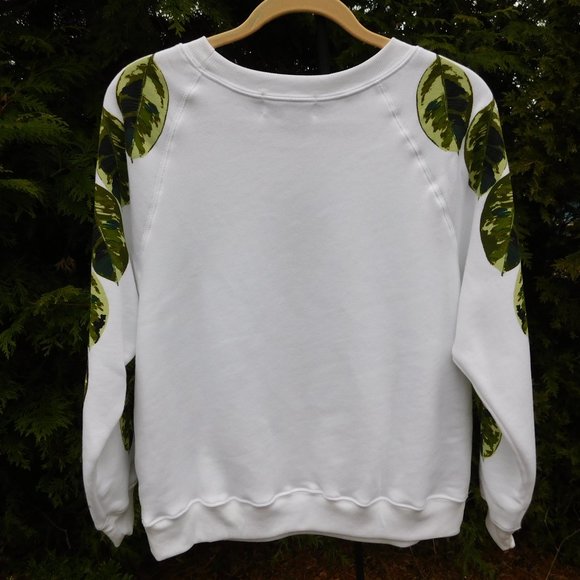 Wildfox Clean White Plant Lover Roadtrip Sweatshirt NWT - Picture 4 of 4
